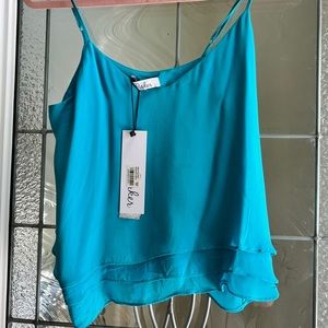 Parker silk top, size small. NWT